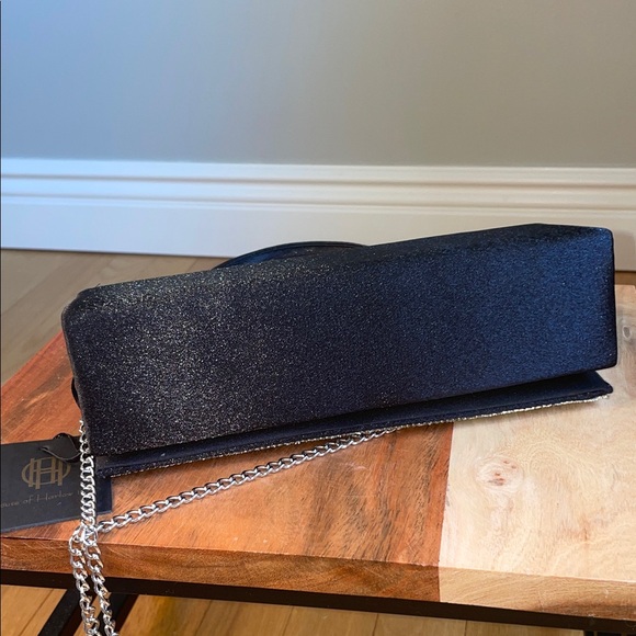 House of Harlow 1960 Black and Silver Classy Evening Bag! NWT! - Picture 6 of 12